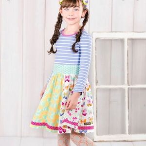 Matilda Jane Size 6 Whatever The Weather Butterfly Umbrella dress